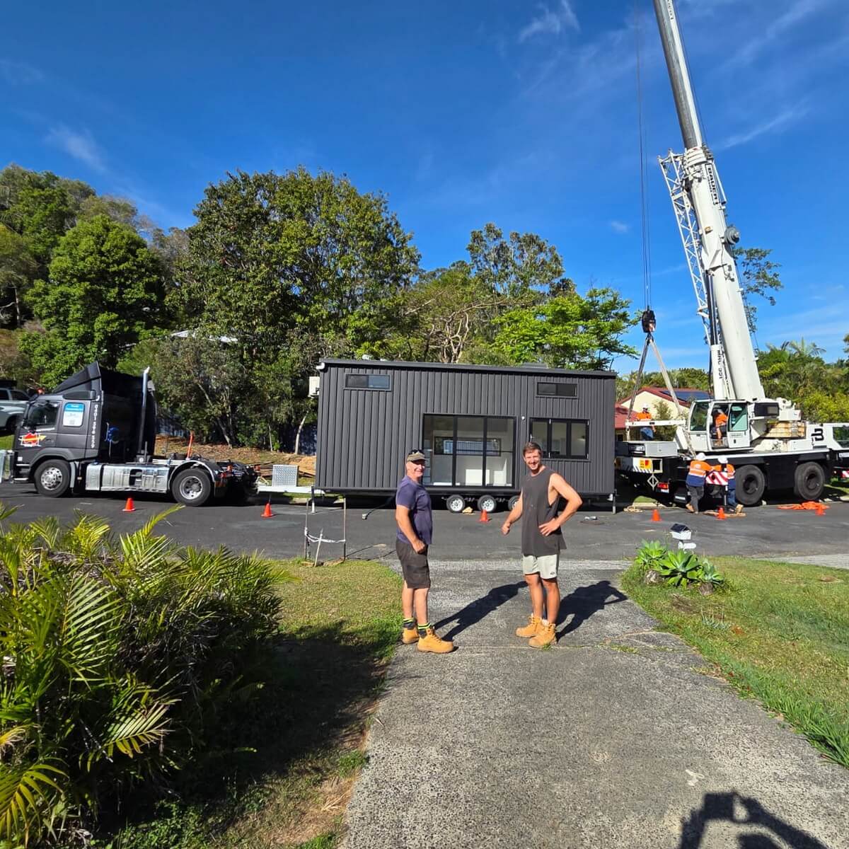 Tiny home delivered to Brunswick Heads NSW